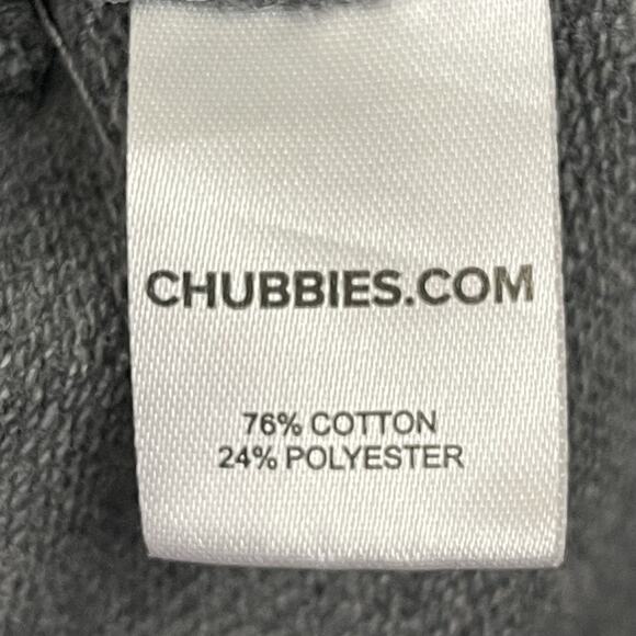 Chubbies Shorts Mens XL Gray The Schwort 7” Fleece Athleisure Gym Loungewear - Picture 12 of 14